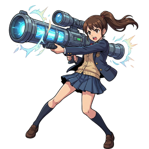 Anime Girl with Bazooka