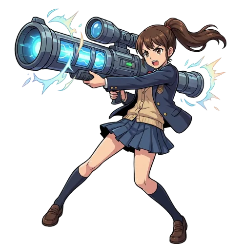 Anime Girl with Bazooka