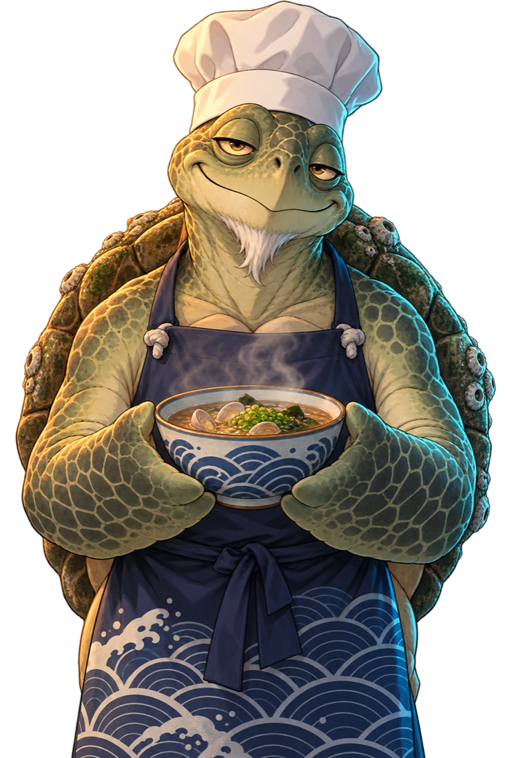 Kamekichi, standing